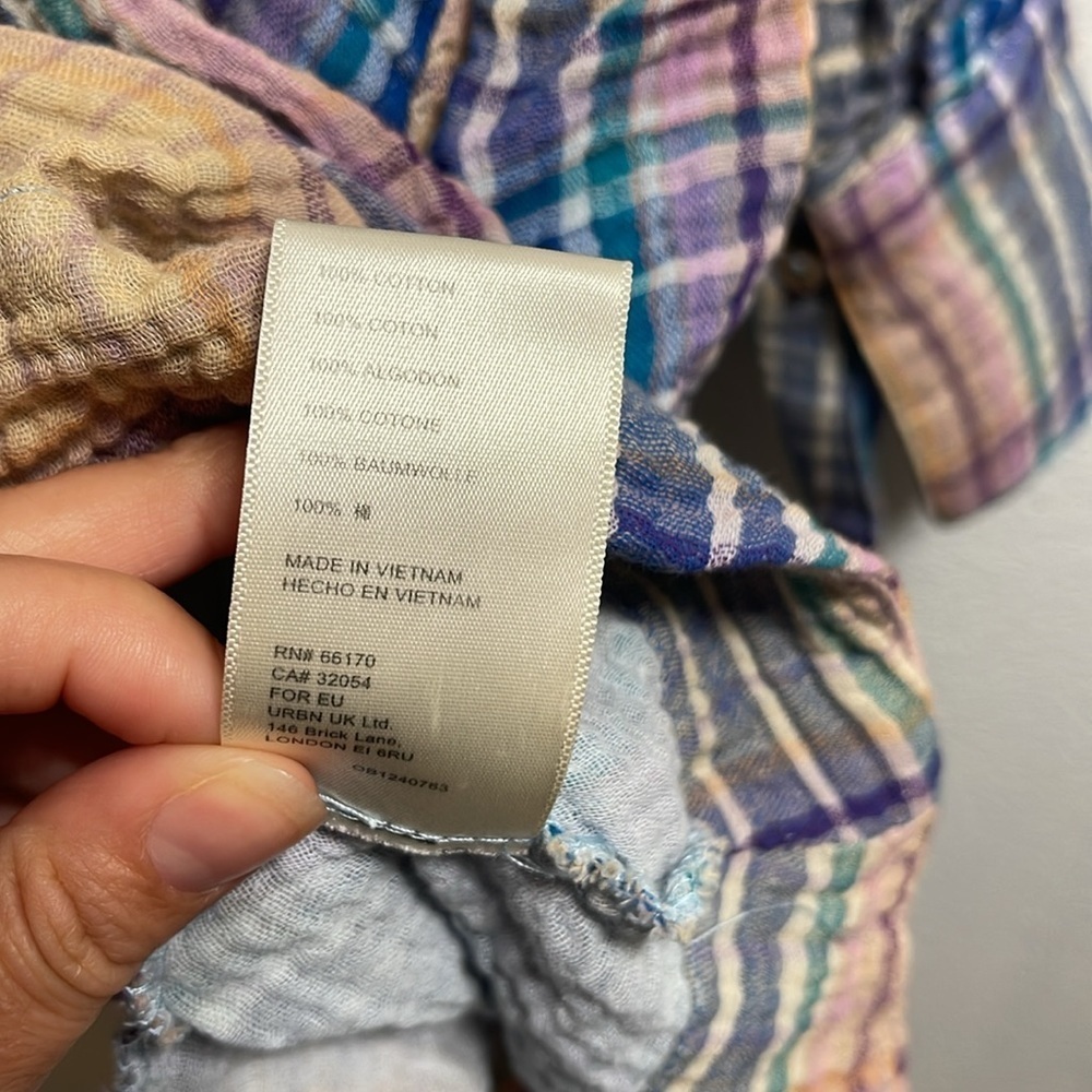 FREE PEOPLE Voyage Shirt Dress Size XS - Picture 10 of 12